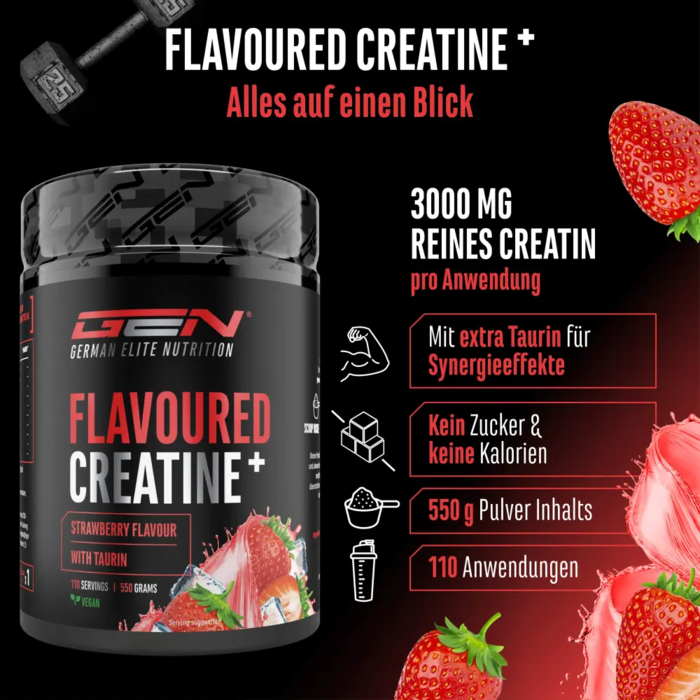 Creatina com sabor, 550g