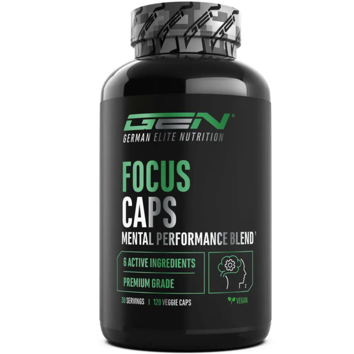 Focus Caps - Mistura para Desempenho Mental, 120 cápsulas