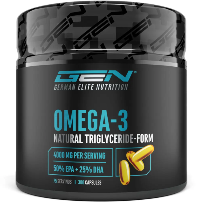 Ômega 3 Óleo de Peixe - 300 Cápsulas de Geleia