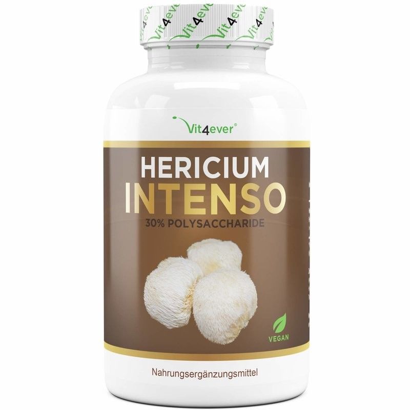 Cogumelo Hericium Erinaceus Intenso - 180 Cápsulas