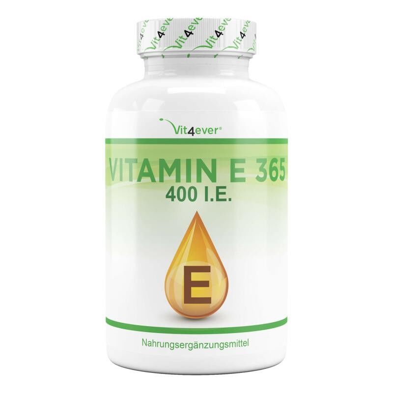 Vitamina E 400ui - 365 cápsulas de gel macio