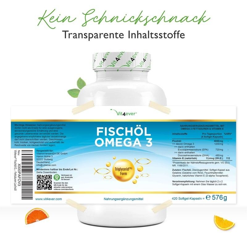 Ômega 3 - EPA + DHA - 420 cápsulas softgel