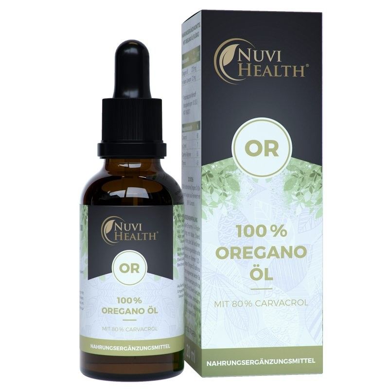 Óleo 100% essencial de orégano da França - 80% Carvacrol - 20ml = 820 gotas