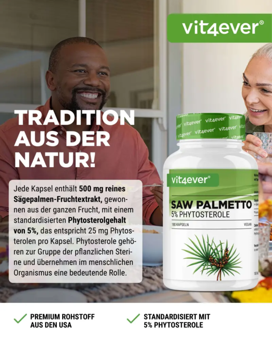 Saw Palmetto Intenso 500mg - 180 cápsulas