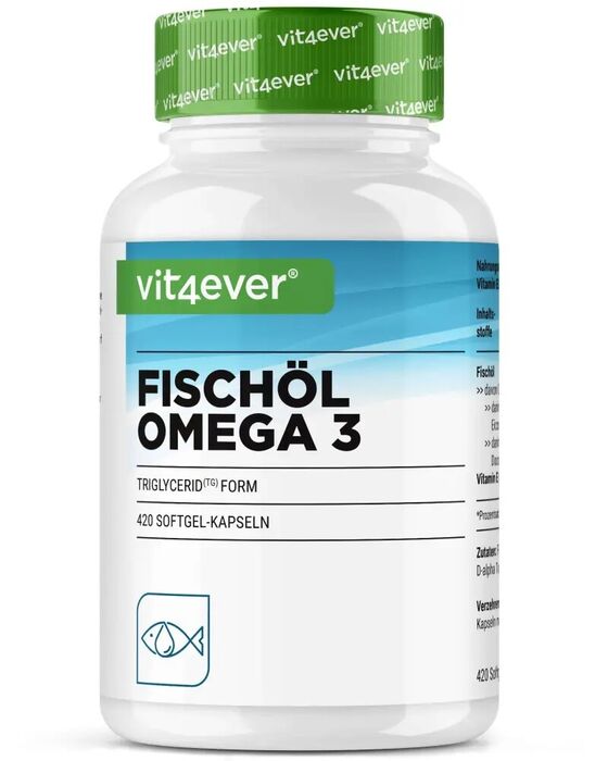 Ômega 3 - EPA + DHA - 420 cápsulas softgel