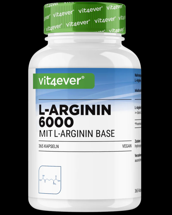 L-Arginina Intenso 750mg - 365 cápsulas vegan
