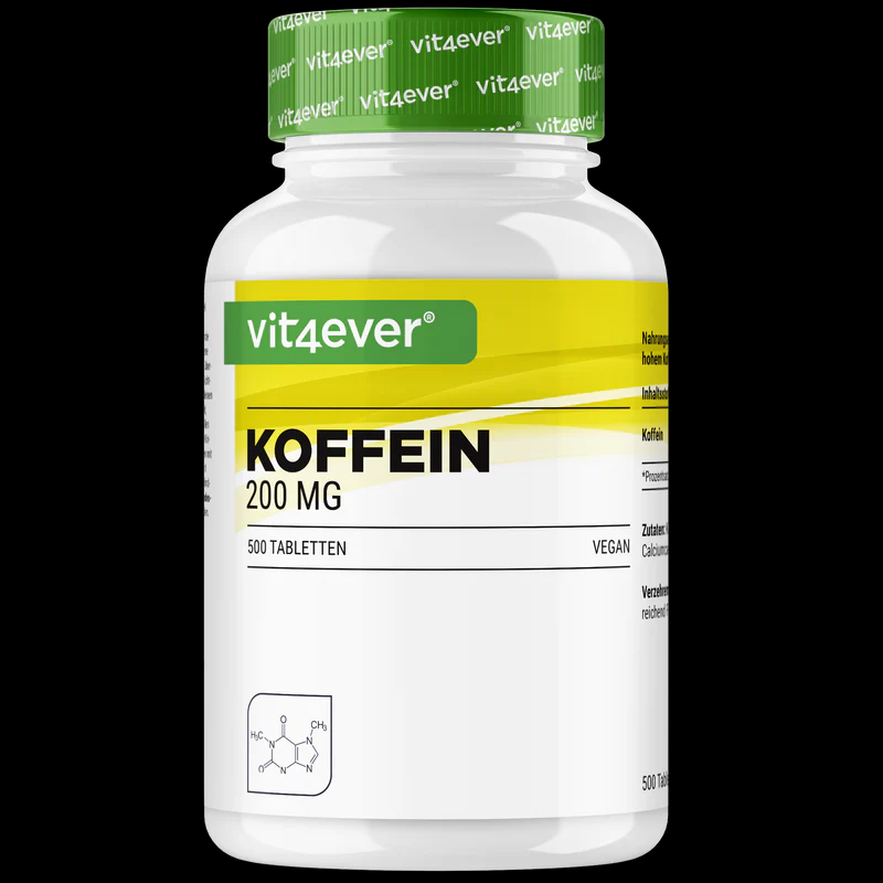 Cafeína XXL 200mg - 500 comprimidos