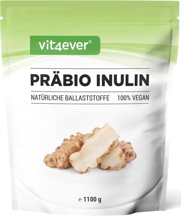 prebiótico Inulina - alto teor de fibra - 1100g