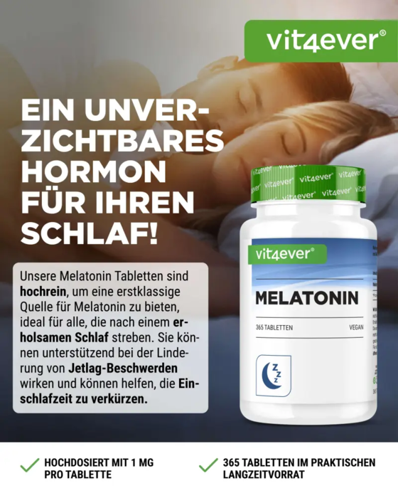 Melatonina 1mg  365 comprimidos