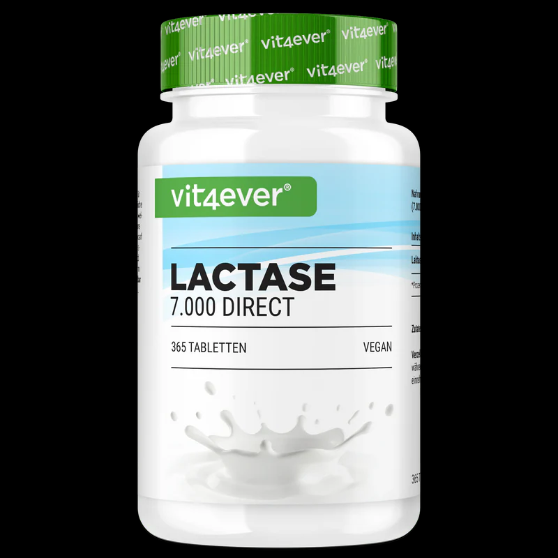 Lactase 7000 - 7000 unidades FCC, 180 comprimidos