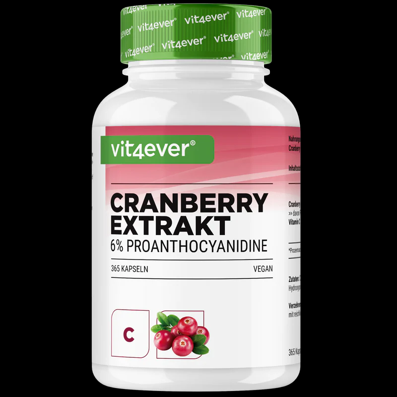 Cranberry com Vitamina C - 365 Cápsulas