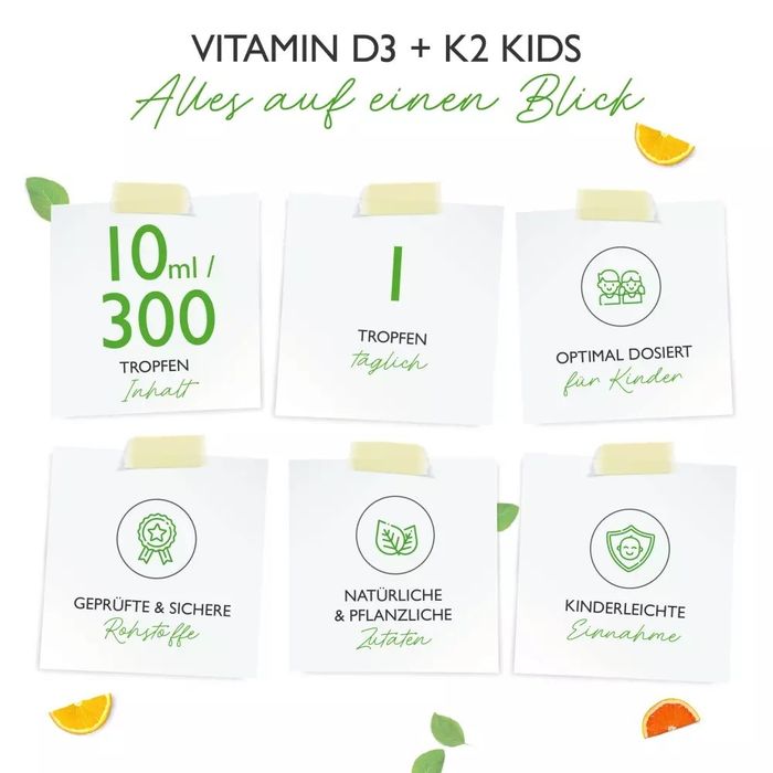 Vitamina D3 + K2 - KIDS - gotas 10ml