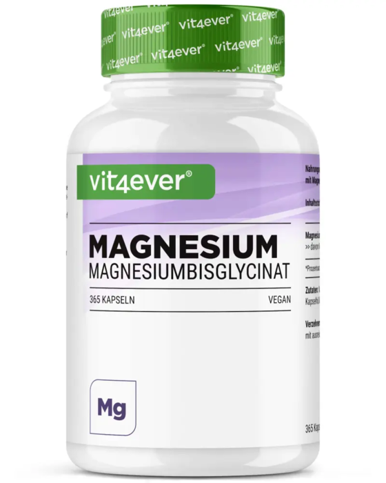 Bisglicinato de Magnésio - 365 Cápsulas