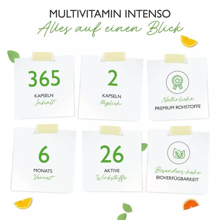Multivitamínico Intenso Premium - 365 Cápsulas
