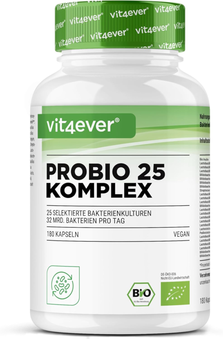 Complexo Probio 25 - 180 cápsulas - 27 bilhões de bactérias intestinais