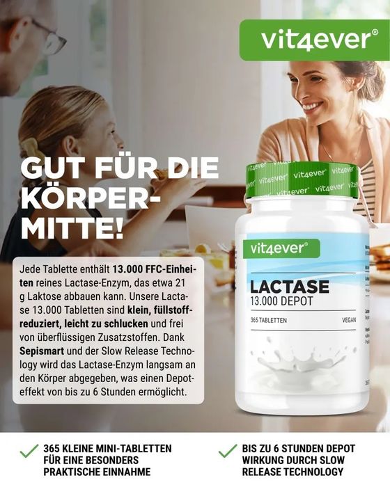 Lactase Depot 13.000 - 365 comprimidos