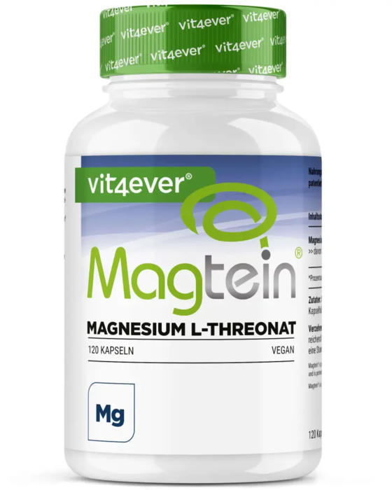 Magnésio L-Treonato, - Magteína 120 cápsulas