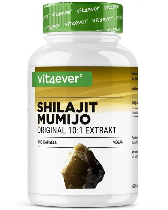 Mumijo Shilajit - 500mg, 180 cápsulas