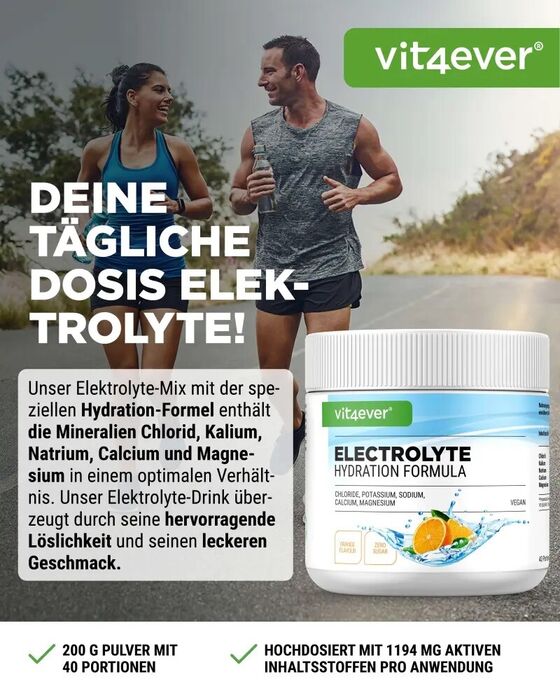 Eletrólitos - Laranja, 200g
