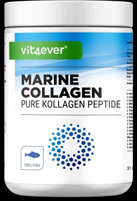 Colágeno marinho - colágeno de peixe, 500 g