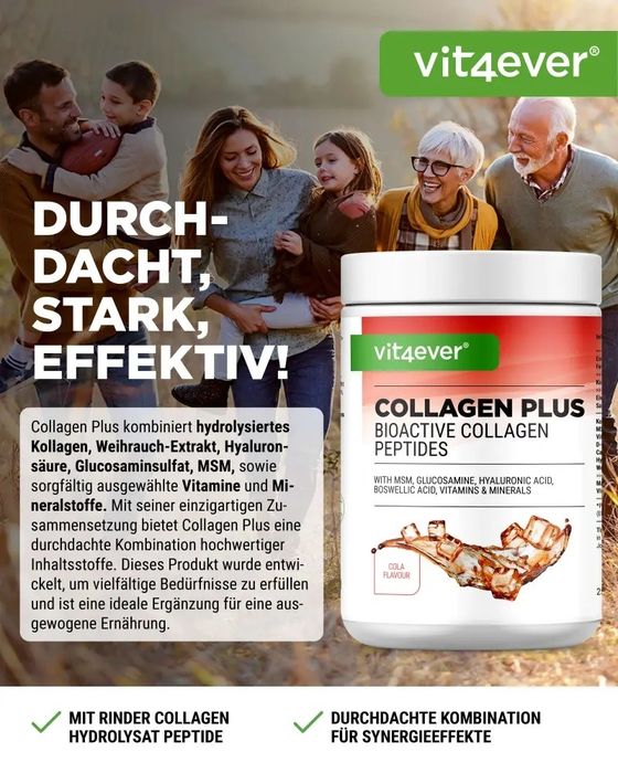 Colágeno Plus - Cola, 500 g
