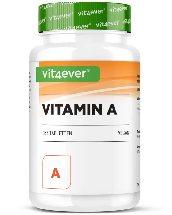 Vitamina A - 10.000 UI, 365 comprimidos