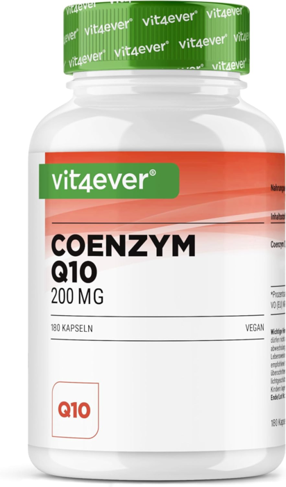 Coenzima Q10 - 200 mg por cápsula - 180 cápsulas