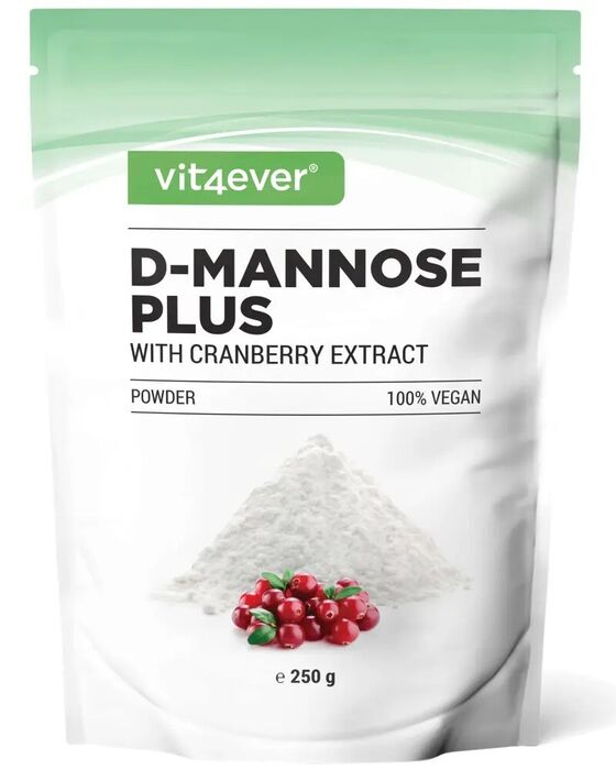 D-Manose + Pó de Cranberry, 250 g
