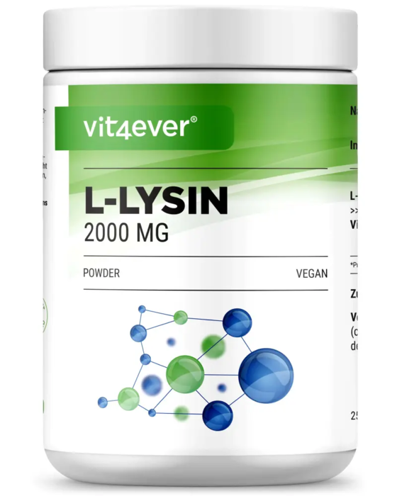 Pó de L-Lisina HCL, 500g
