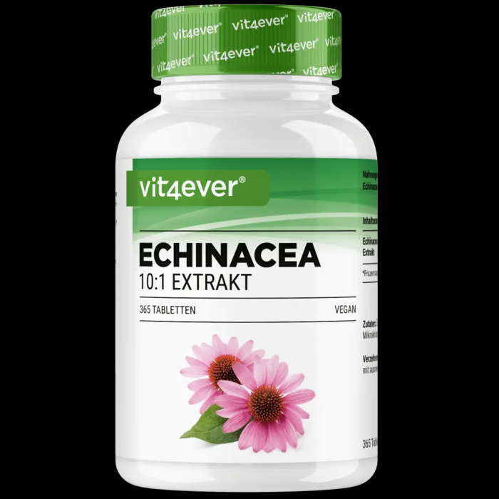 Equinácea - 500 mg, 365 comprimidos