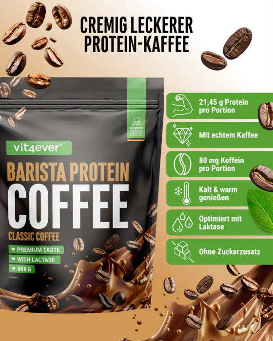 Barista Whey - 908 g - Café Clássico