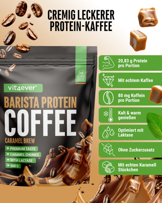 Barista Whey - 908 g - Caramelo
