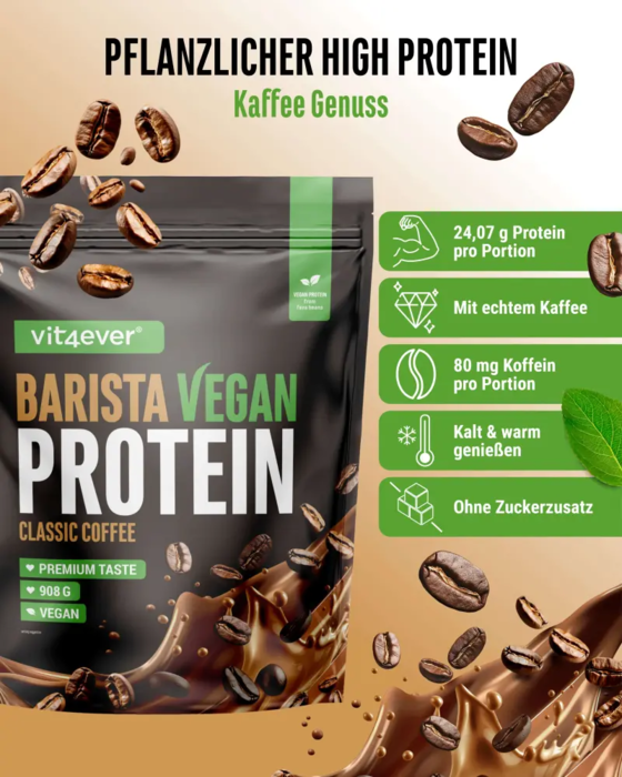  Whey Vegan Barista - 908 g - diversas variedades