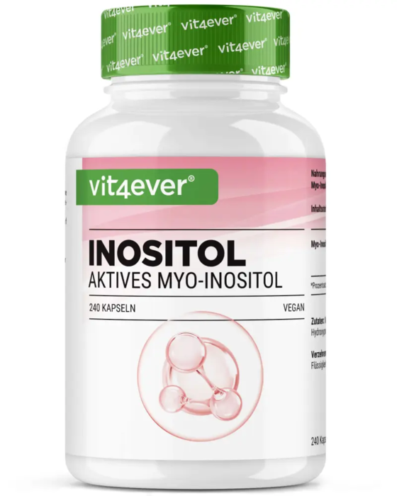 Inositol – Mio-inositol - 750 mg, 240 cápsulas