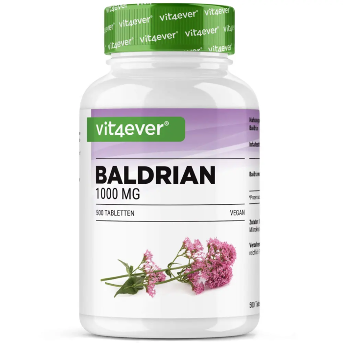 Valeriana - 500 mg, 500 comprimidos