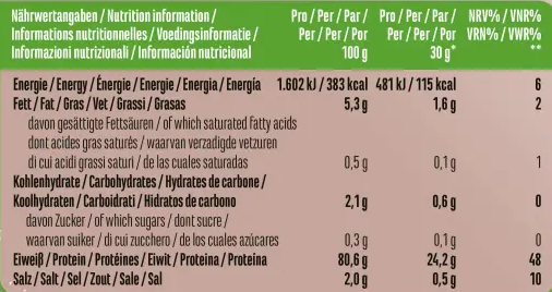 Proteína isolada, Vegana e Deliciosa - vários sabores