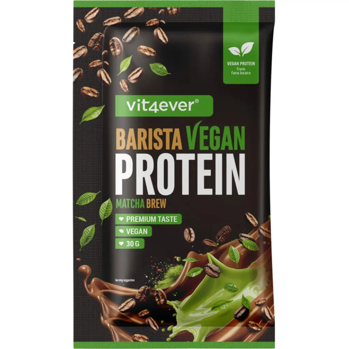 Amostra de café proteico vegano Barista - 30g - vários sabores
