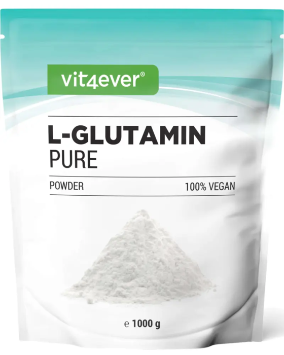 L-Glutamina em pó, 1000 g