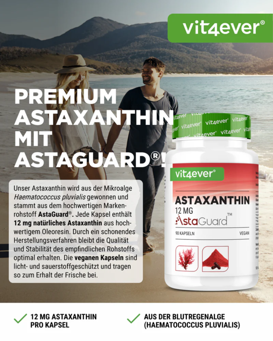 Astaxantina 12 mg - AstaGuard®