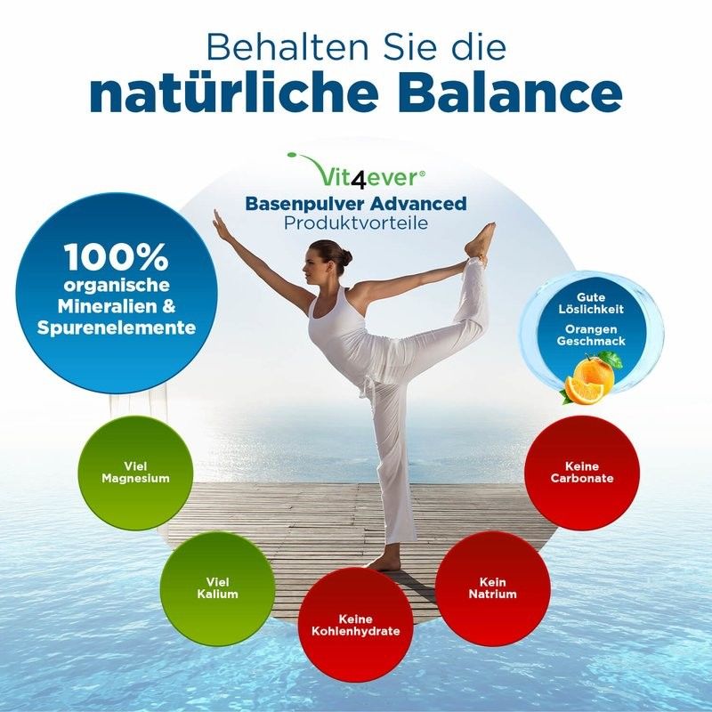 Base Powder Advanced - 360 g (72 porções diárias) - bases 100% orgânicas à base de citrato