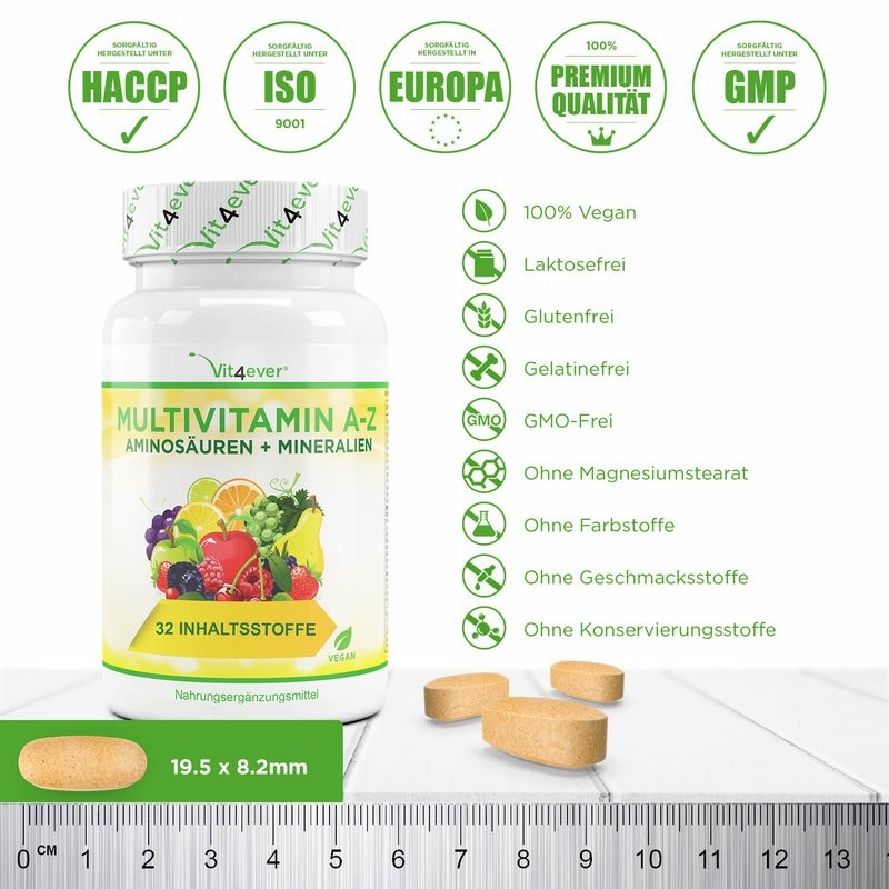 Multivitamínico 2 por Dia, 120 Comprimidos