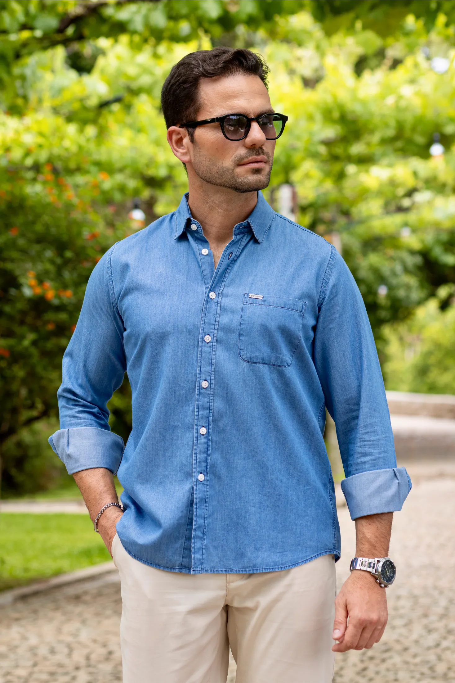 Camisa Azure Denim Soft