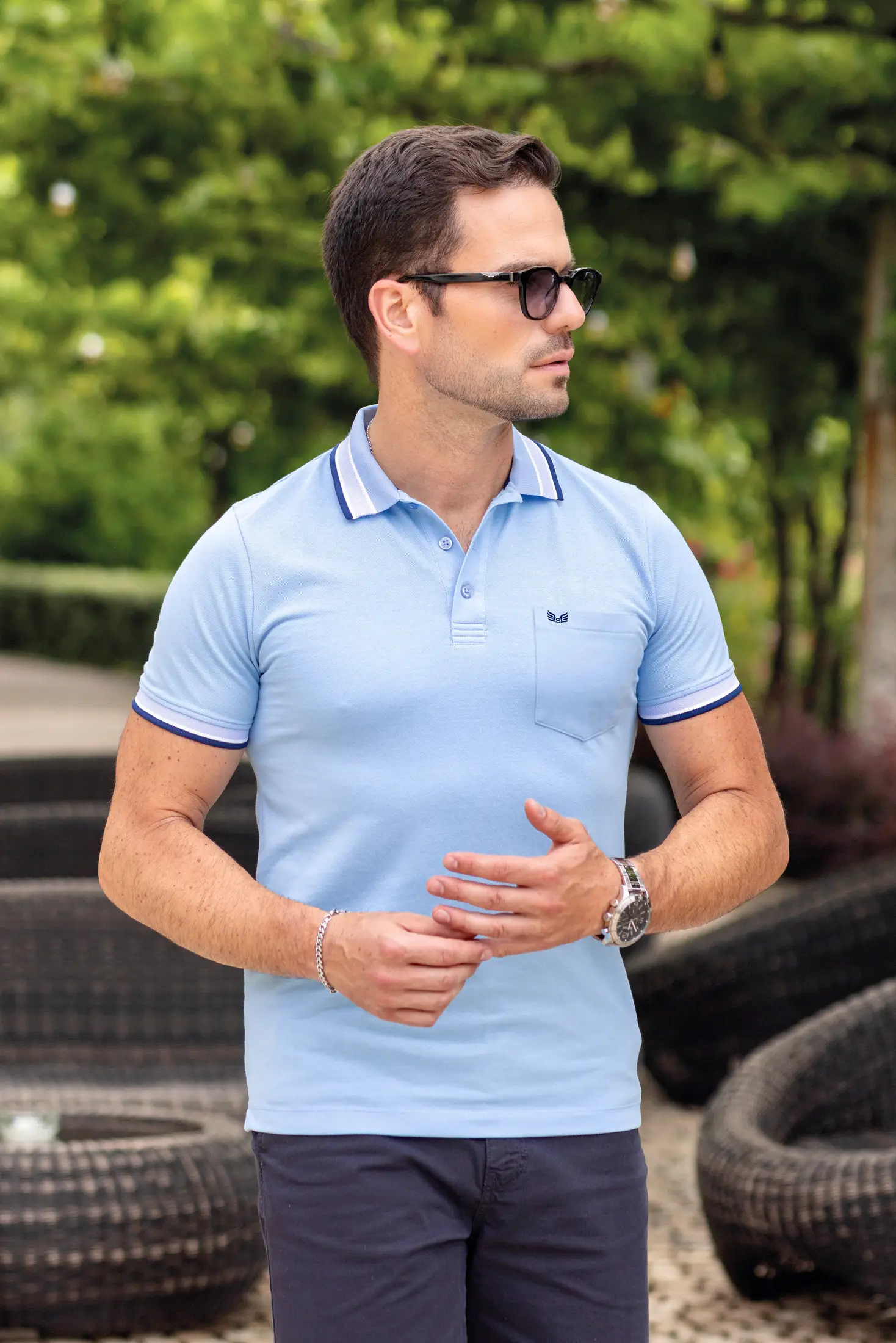 Polo Piqué Detail