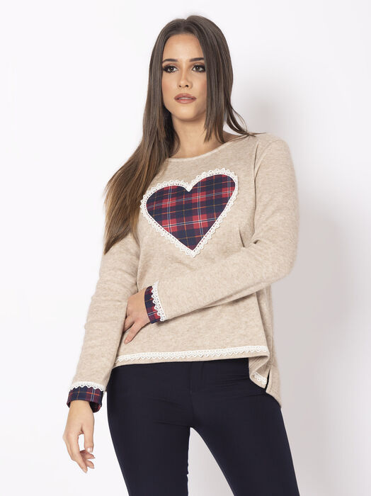 Sweatshirt com aplicação (+ cores)