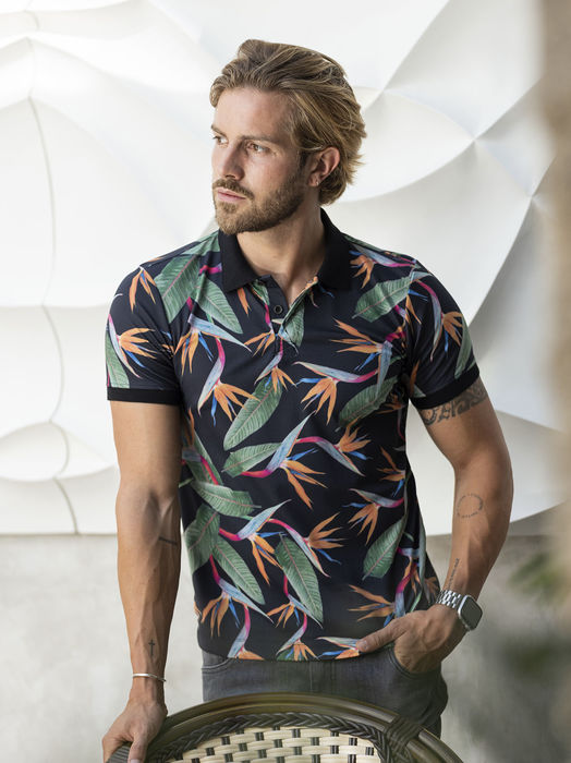 Polo estampado