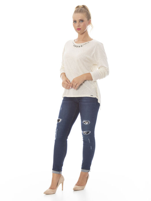 Sweater Com Colar (+ Cores)