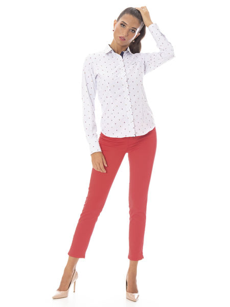 Camisa Cintada Estampada