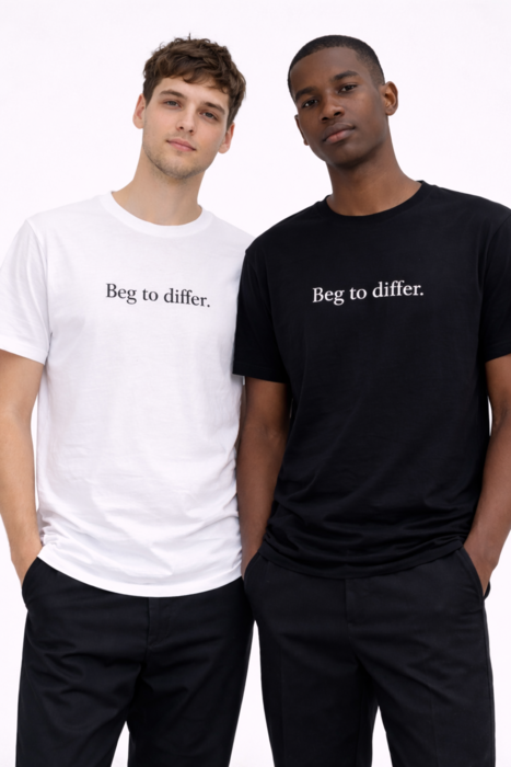 BEG TO DIFFER