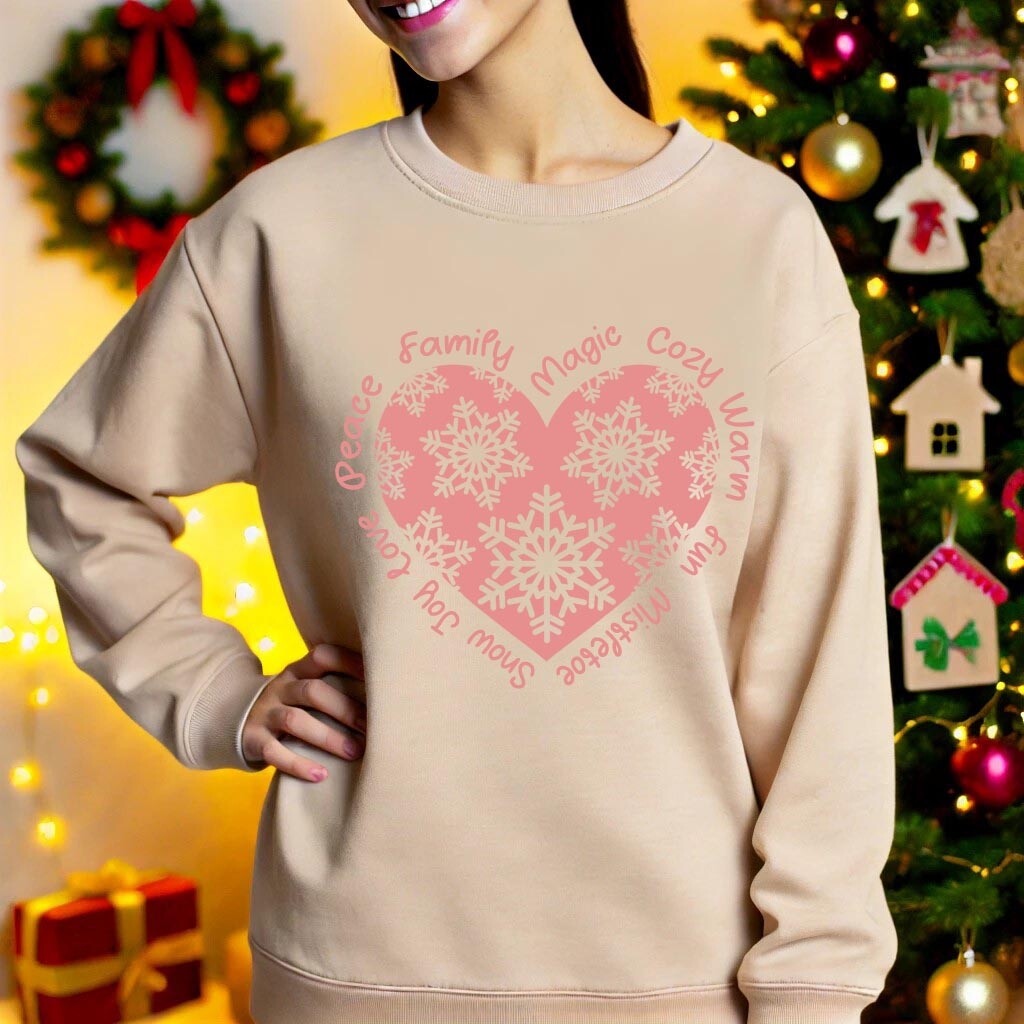 Camisola de Natal CORAÇÃO DE NEVE 12