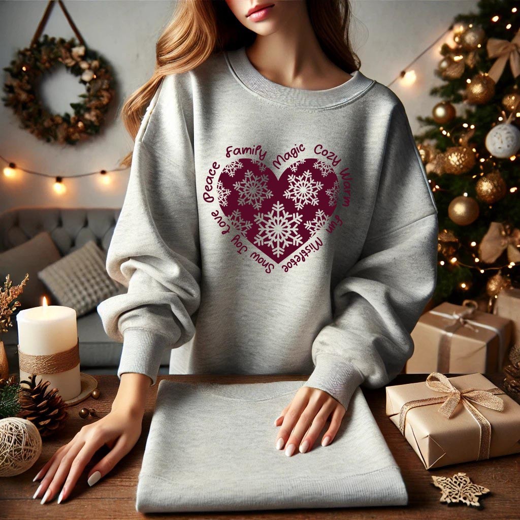 Camisola de Natal CORAÇÃO DE NEVE 5
